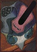 Juan Gris Fiddle and fruit dish oil painting reproduction